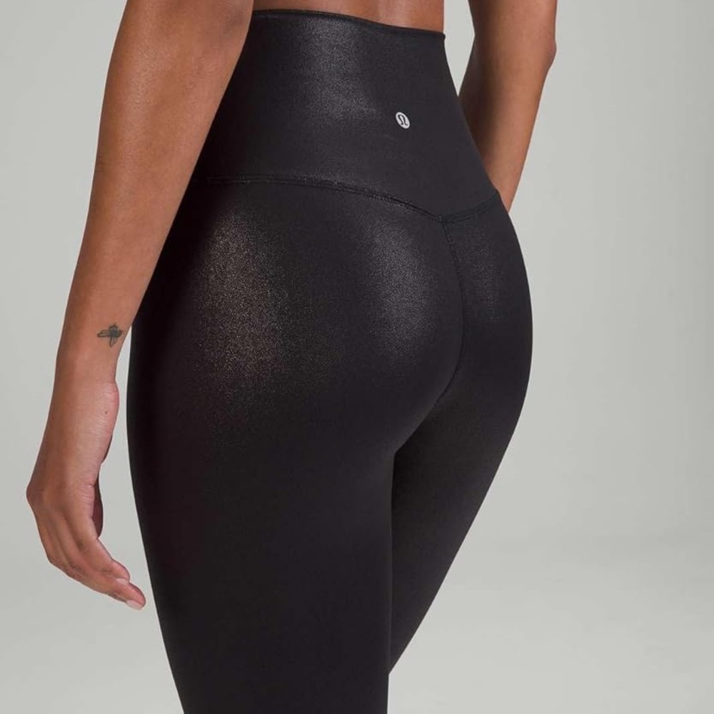 Lululemon Wunder Train High-Rise Tight 25" Shine Size 4